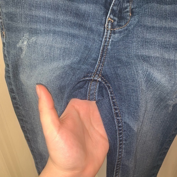 Zara midrise skinny ripped jeans size 4‎ - Picture 2 of 8